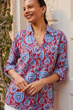 Soft Surroundings Addison Gauze Big Shirt