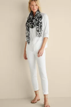 Soft Surroundings Alba Ikat Wrap Scarf