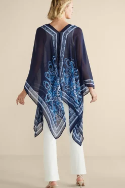 Soft Surroundings Aleta Poncho Topper