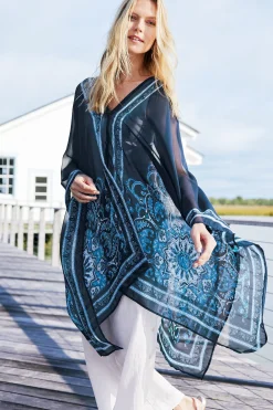 Soft Surroundings Aleta Poncho Topper