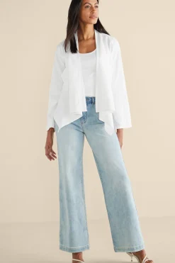 Soft Surroundings Alicante Linen Blend Topper