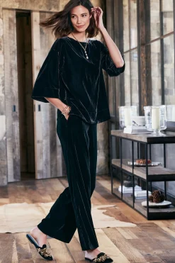 Soft Surroundings Aria Velvet Top