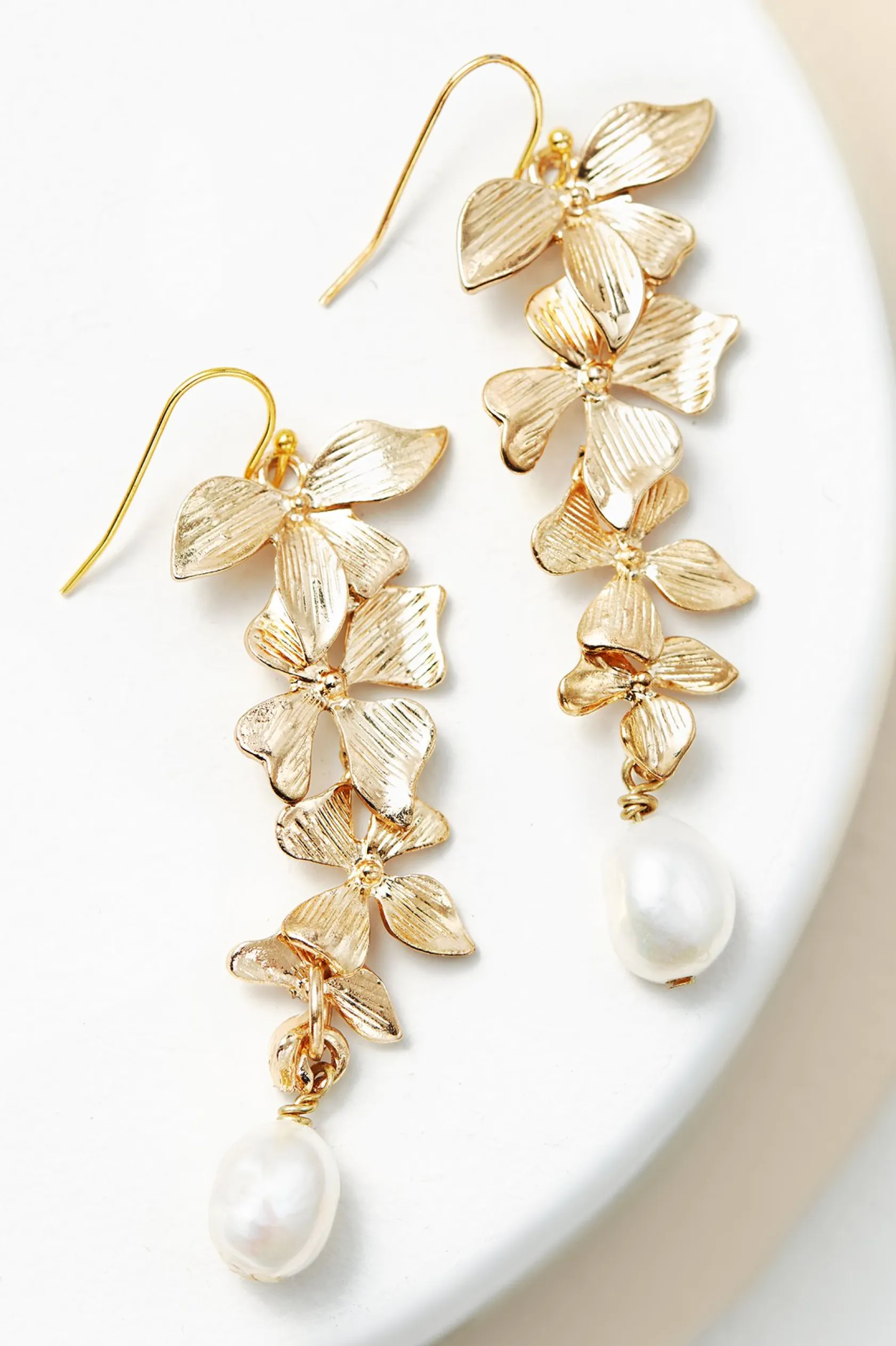 Soft Surroundings Aurora Floral Cascade Earring