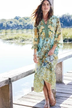 Soft Surroundings Baroque Maxi Dress