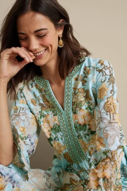 Soft Surroundings Baroque Maxi Dress