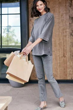 Soft Surroundings Blakely Velveteen Pants