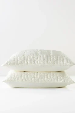 Soft Surroundings Blanche Voile Euro Sham