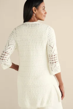 Soft Surroundings Calistoga Pointelle Cardigan