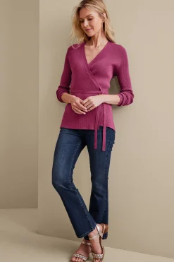 Soft Surroundings Clare Wrap Sweater