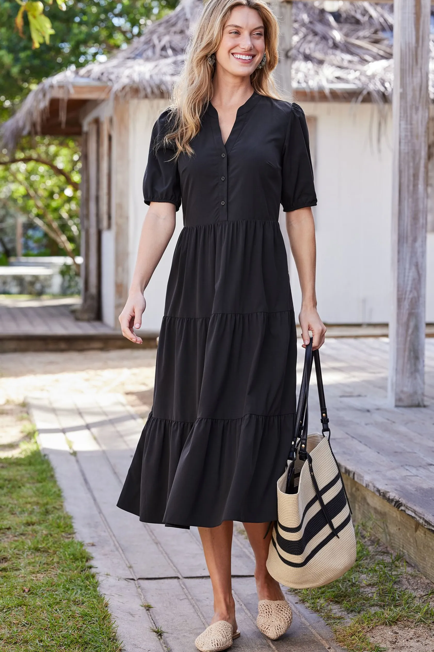 Soft Surroundings Claudia Midi Dress