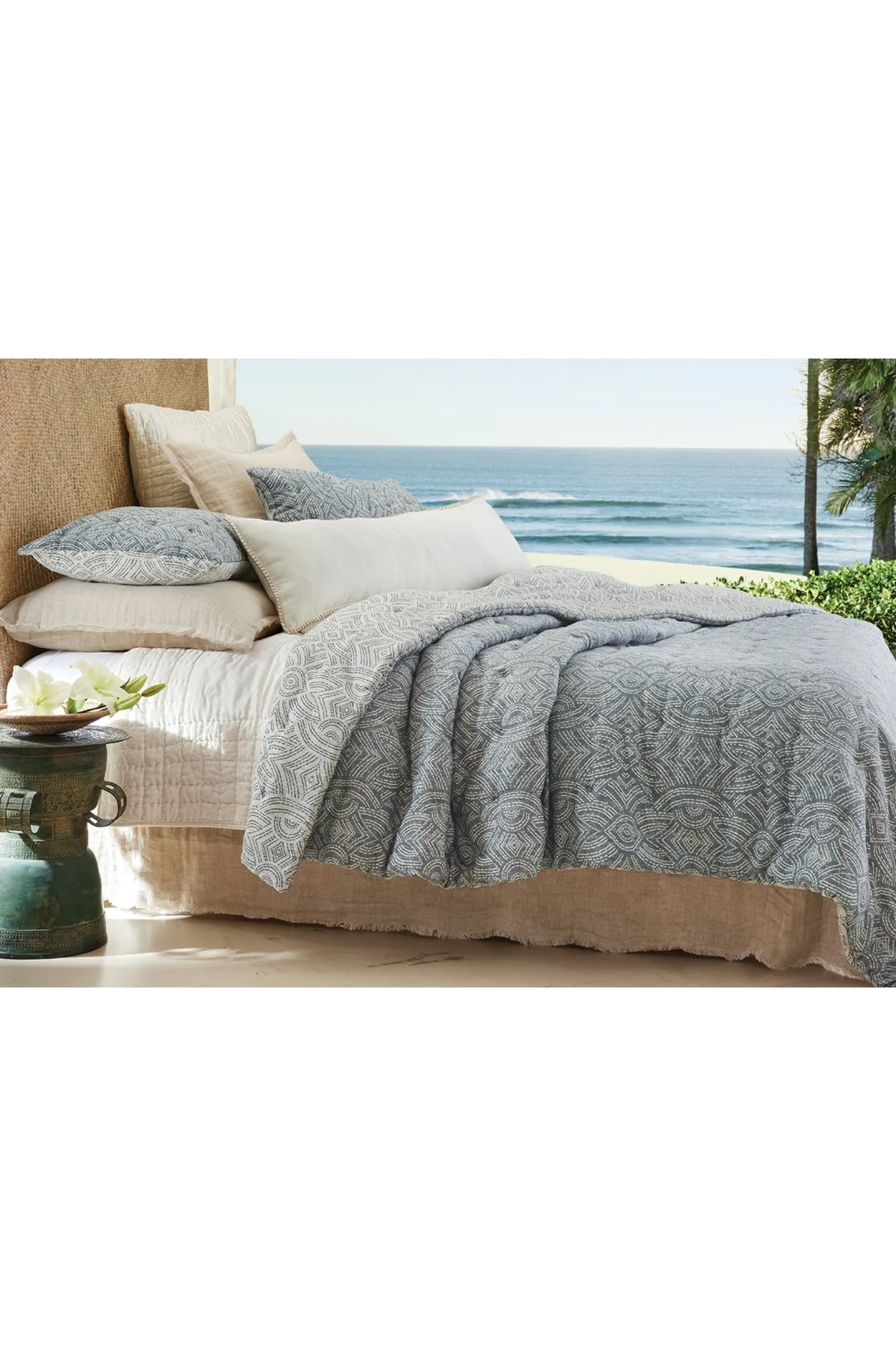 Soft Surroundings Cordova Reversible Jacquard Sham