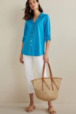 Soft Surroundings Danielle 3/4 Sleeve Tunic