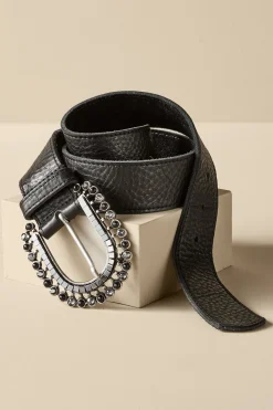 Soft Surroundings Dolly Embellished Buckle Belt