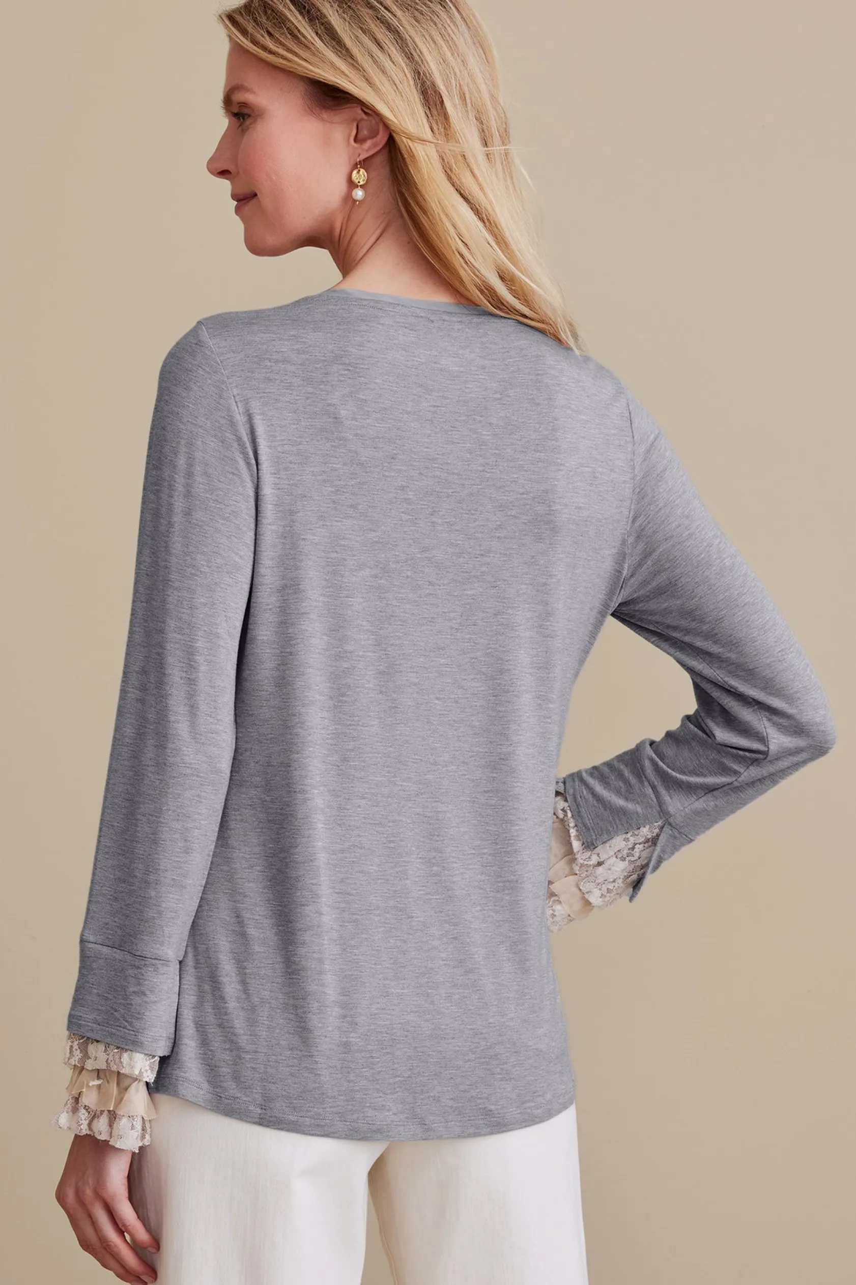 Soft Surroundings Ella Lace Top