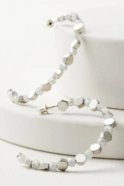 Soft Surroundings Elsa Bead Hoop Earring