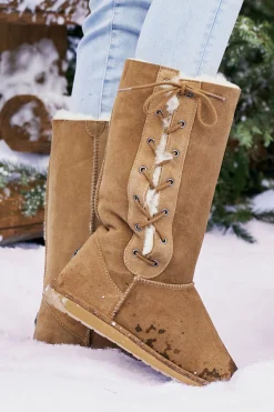 Soft Surroundings Emu Australia Platinum Hi Lace Boot