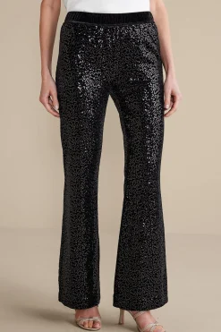 Soft Surroundings Eva Sequin Pants