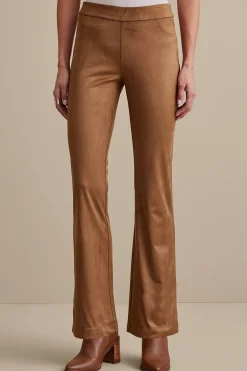 Soft Surroundings Faux Suede Bootcut Pants