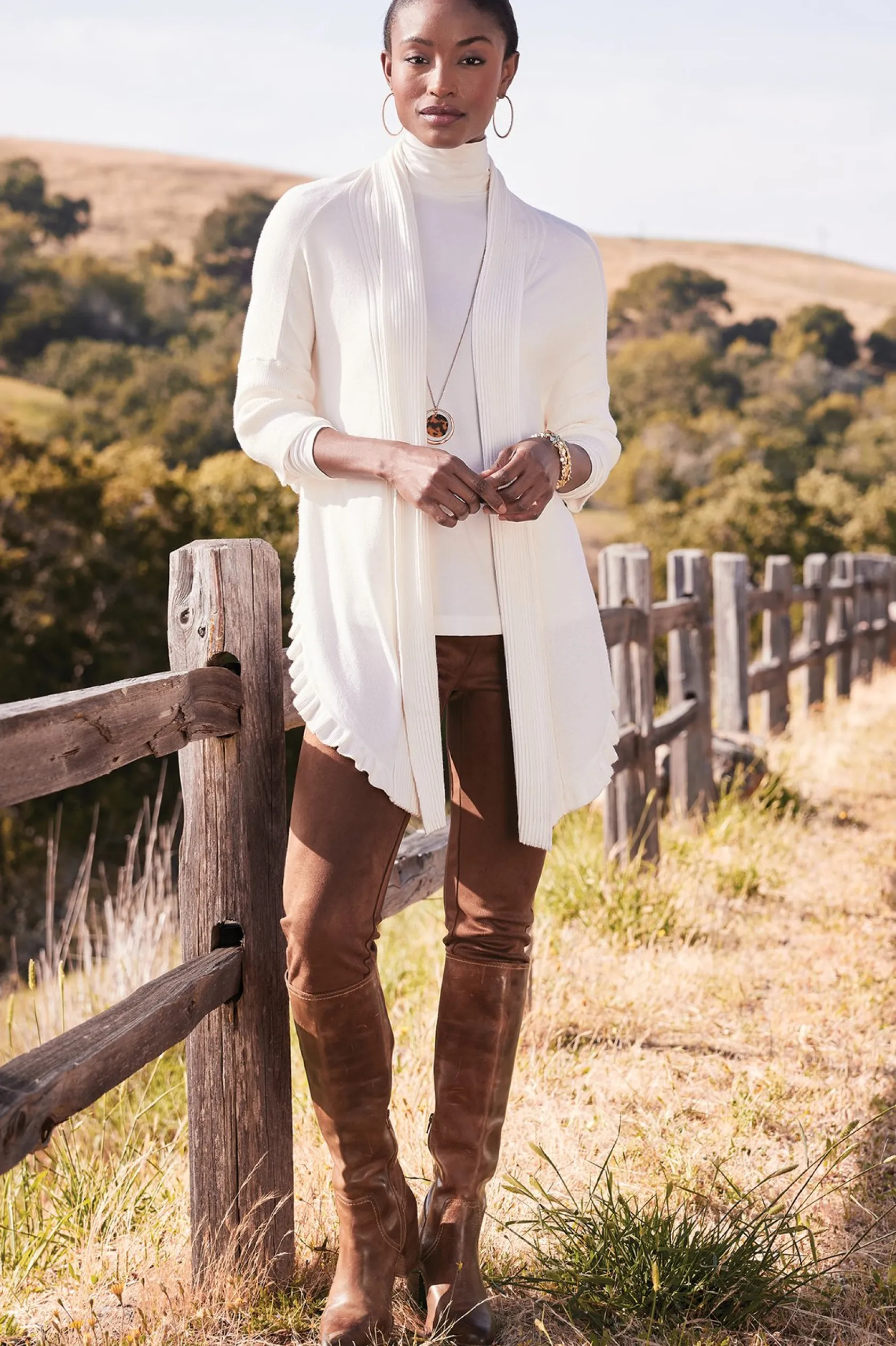 Soft Surroundings Faux Suede Pull-On Leggings