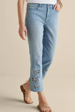 Soft Surroundings Gail Cropped Jeans