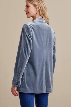 Soft Surroundings Holly Velvet Blazer