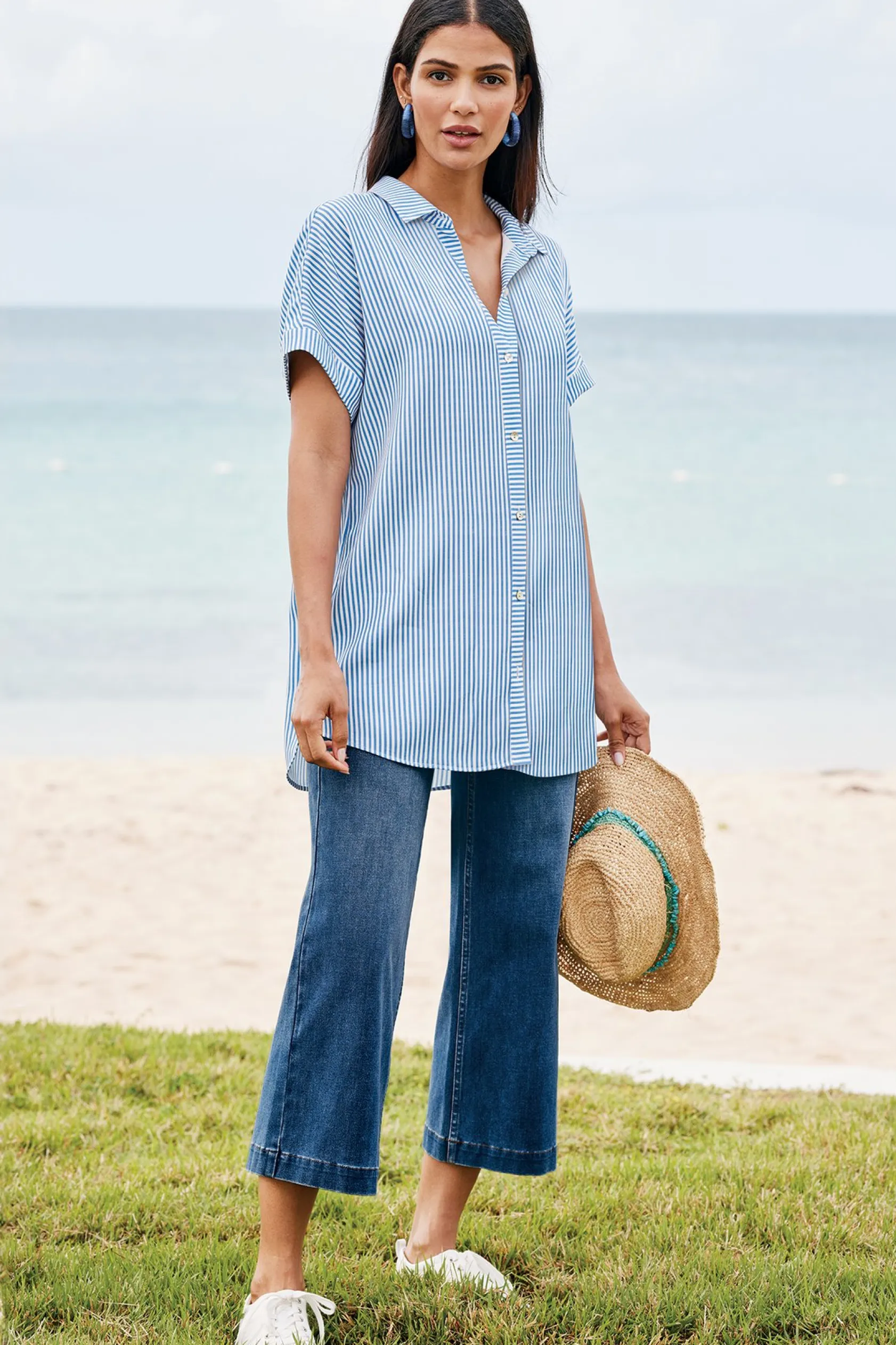 Soft Surroundings Je Veux TENCEL Shirt