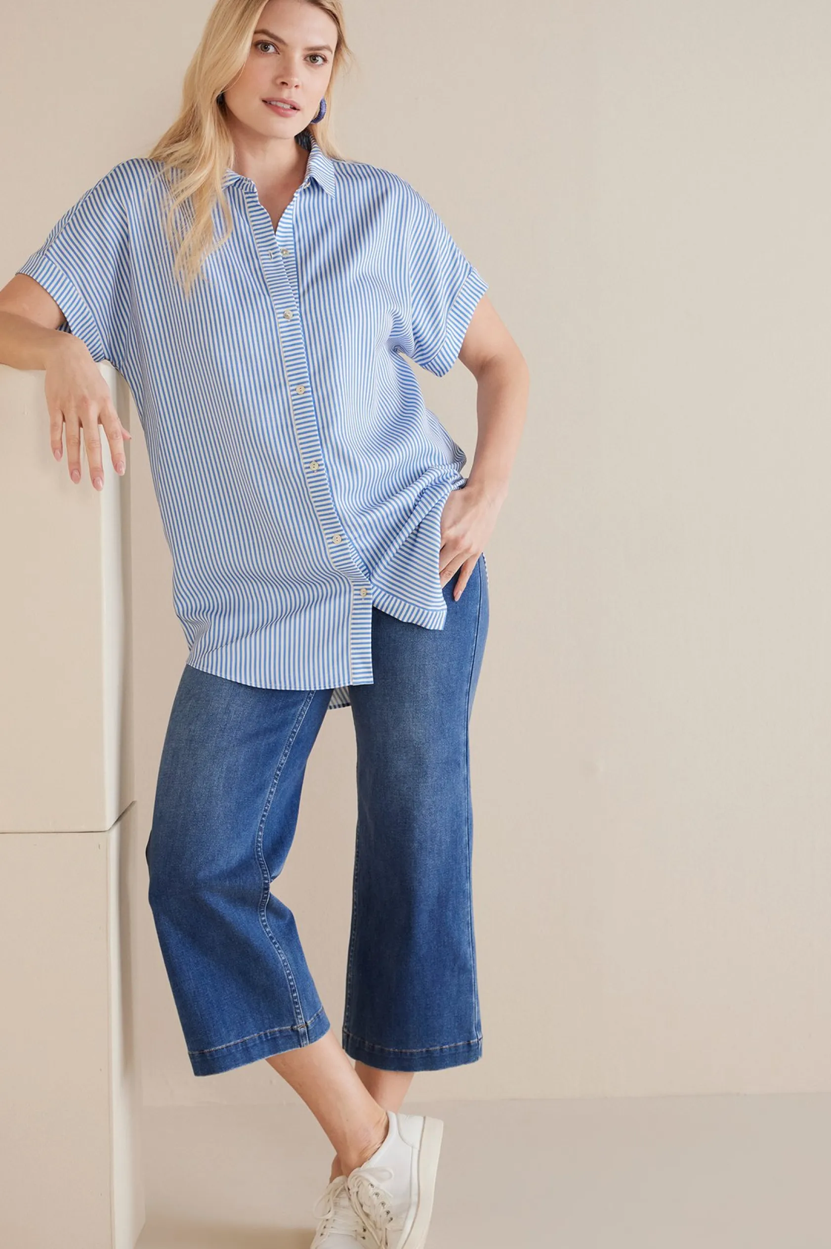 Soft Surroundings Je Veux TENCEL Shirt