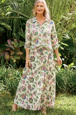 Soft Surroundings Jordan Linen Blend Shirt