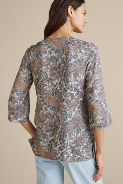 Soft Surroundings Kaimana Embellished Tunic