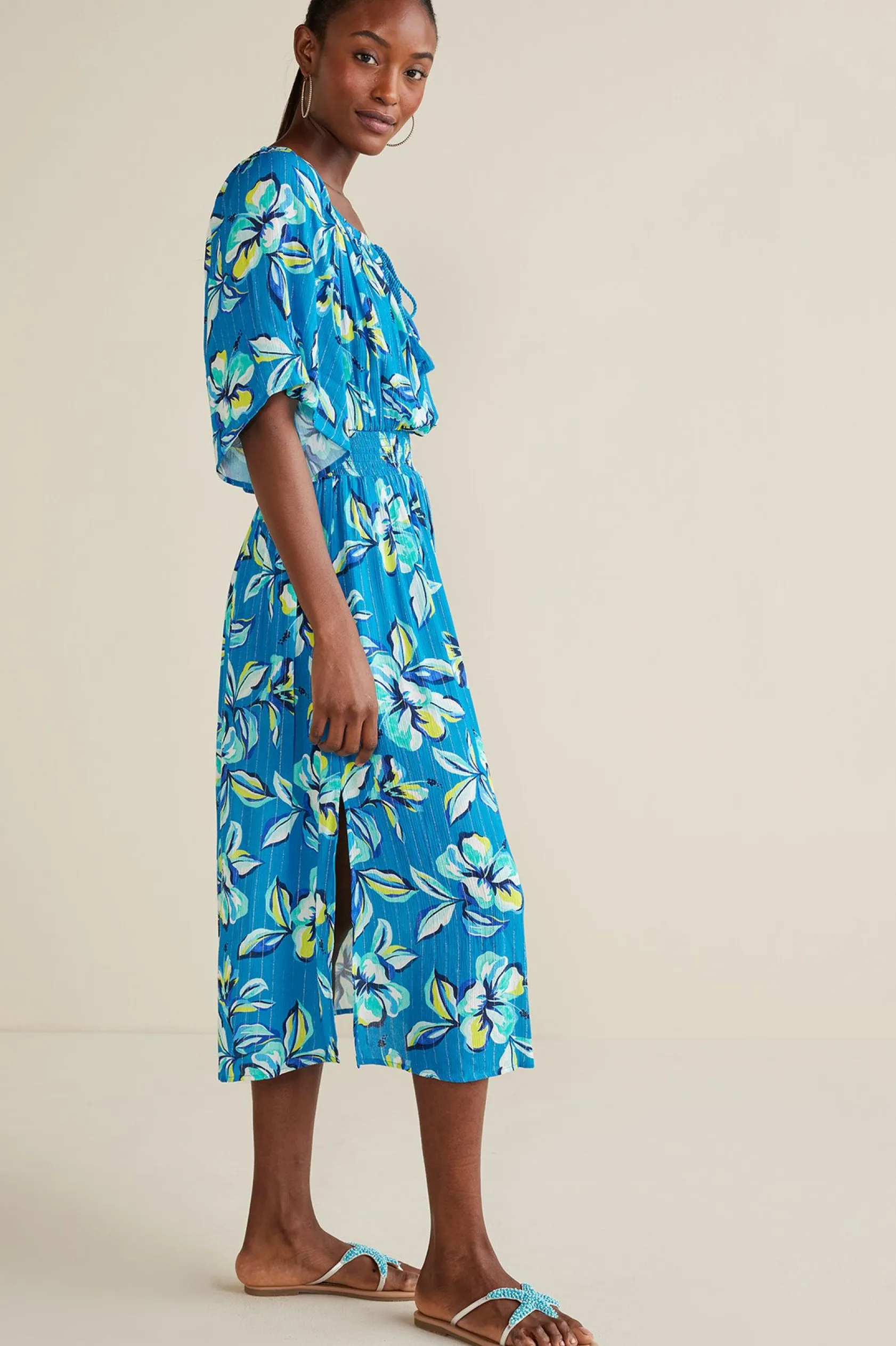 Soft Surroundings La Blanca Fiji Coverup Dress