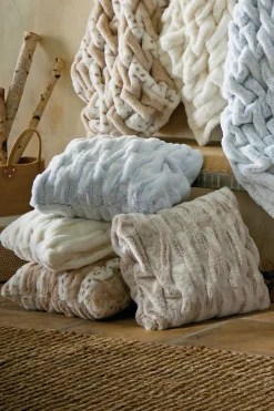 Soft Surroundings La Parisienne Faux Fur Pillow