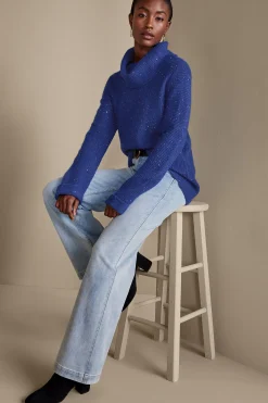 Soft Surroundings Linley Sequin Sweater