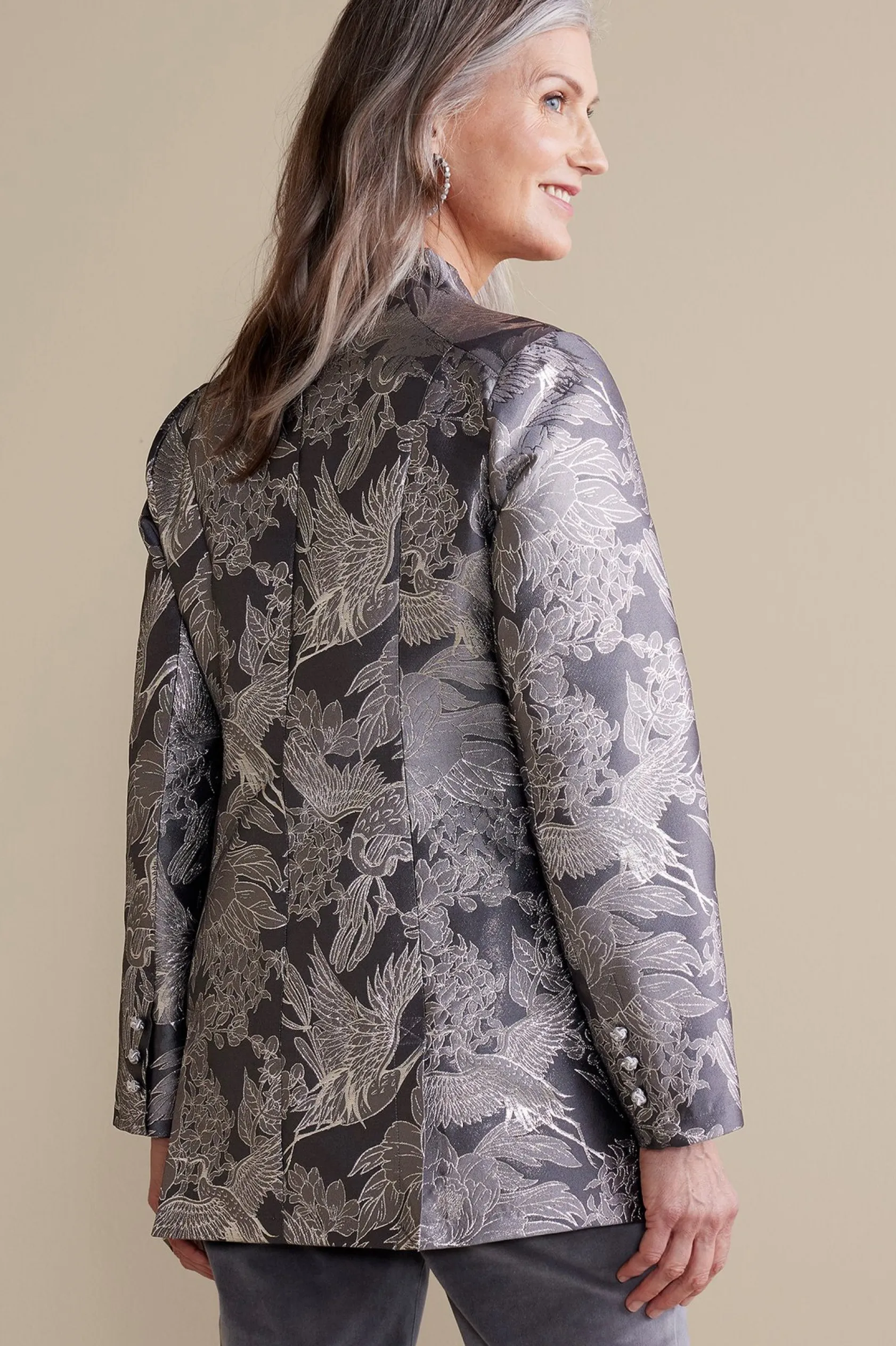 Soft Surroundings Lismore Jacquard Jacket