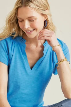 Soft Surroundings Loretta SUPIMA® Slub Tee