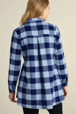 Soft Surroundings Mad About Plaid Tunic I