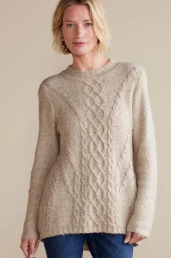 Soft Surroundings Marianna Cable Sweater