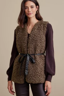 Soft Surroundings Maribo Shearling Vest
