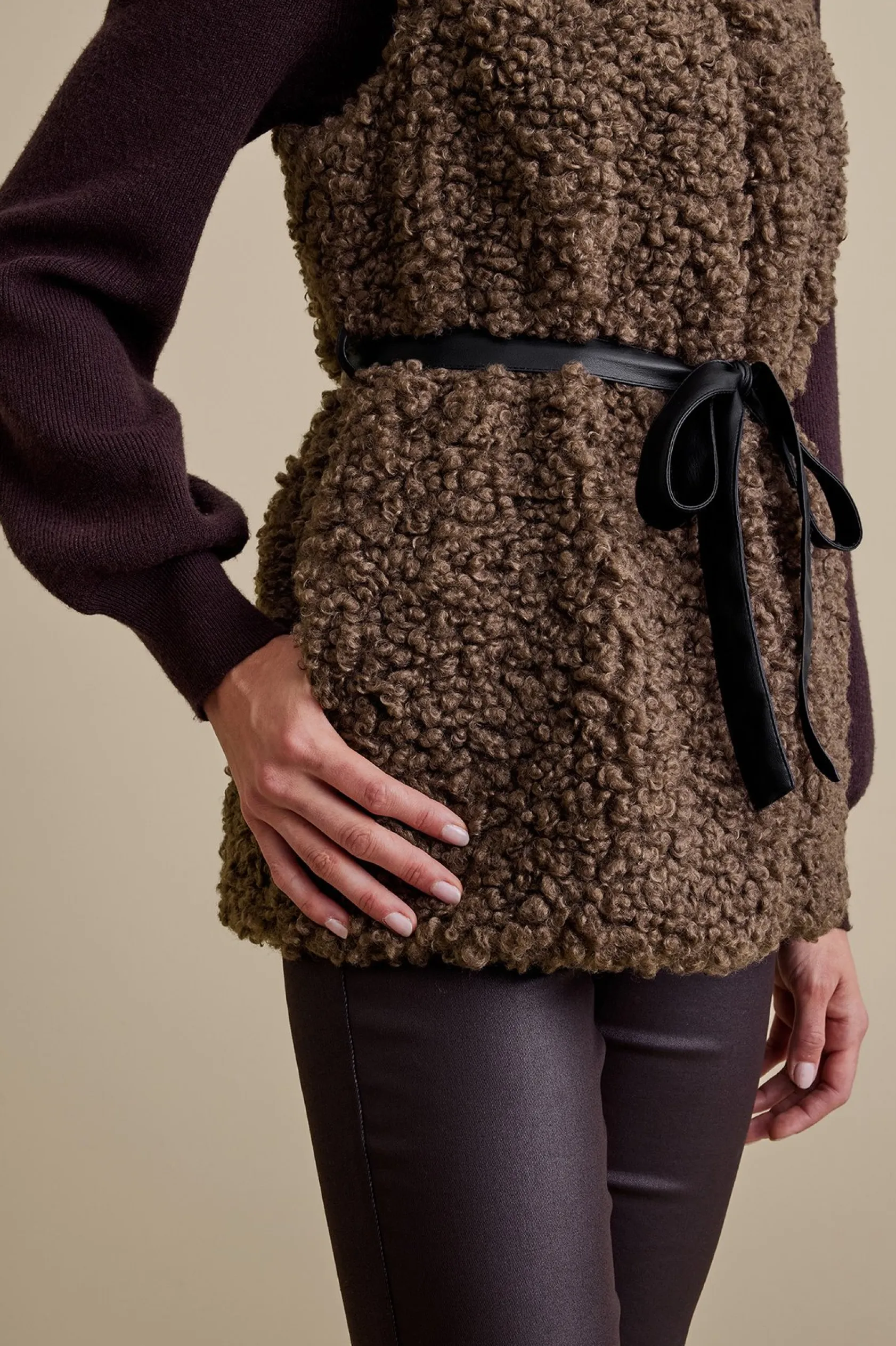 Soft Surroundings Maribo Shearling Vest