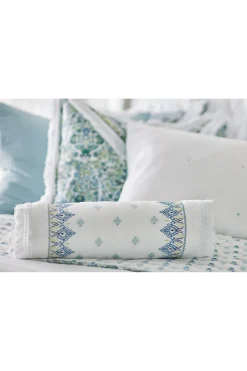 Soft Surroundings Melanie Embroidered Bolster