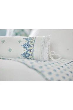 Soft Surroundings Melanie Embroidered Bolster