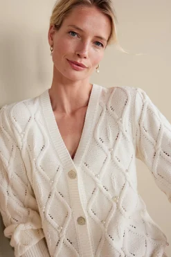Soft Surroundings Meryl Cable Cardigan