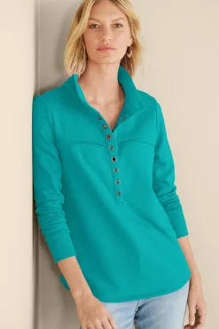 Soft Surroundings Neera French Terry Tunic