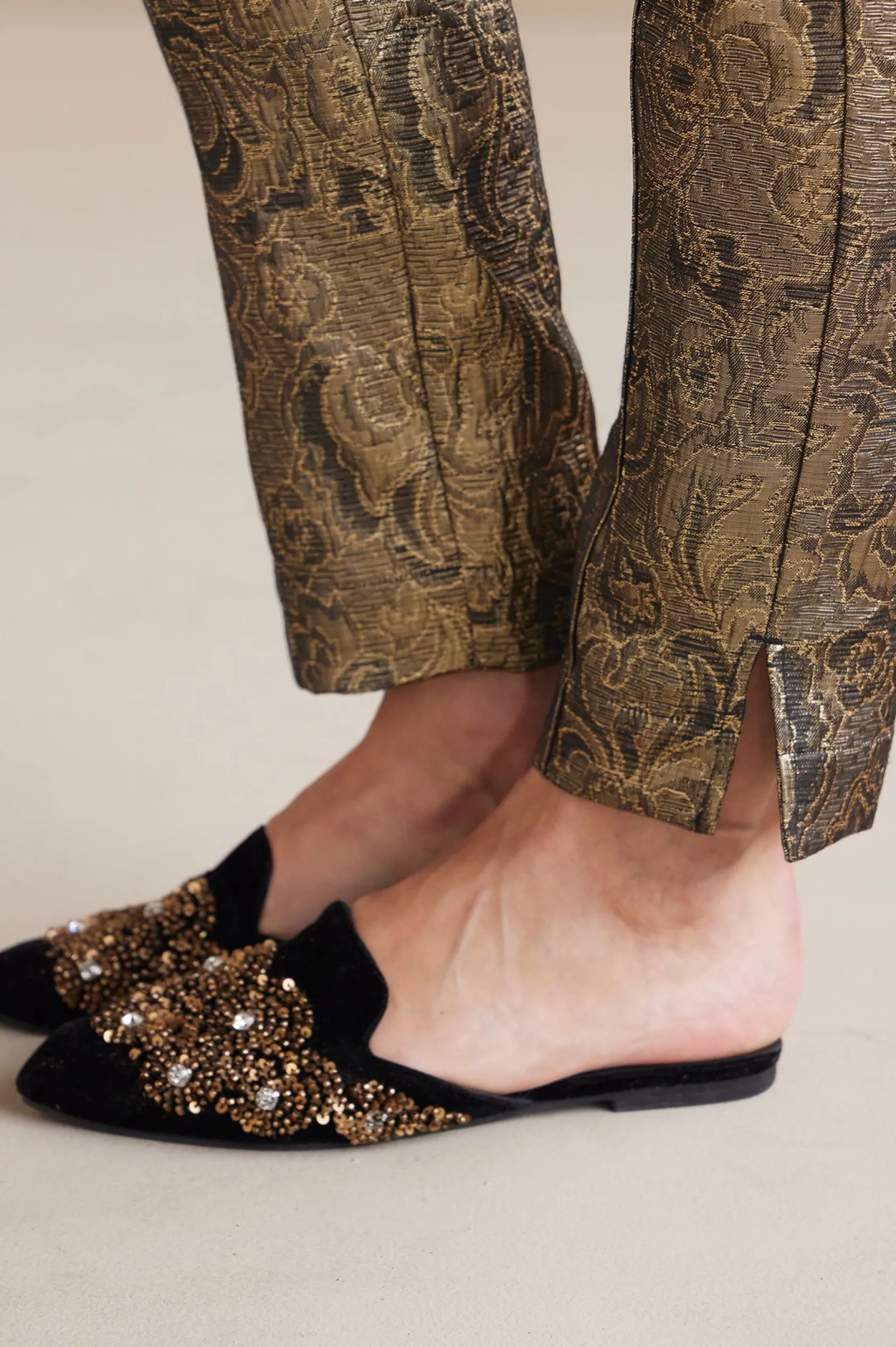 Soft Surroundings Nevina Jacquard Trouser