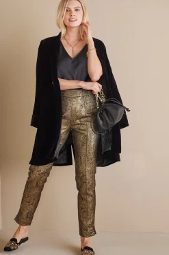 Soft Surroundings Nevina Jacquard Trouser