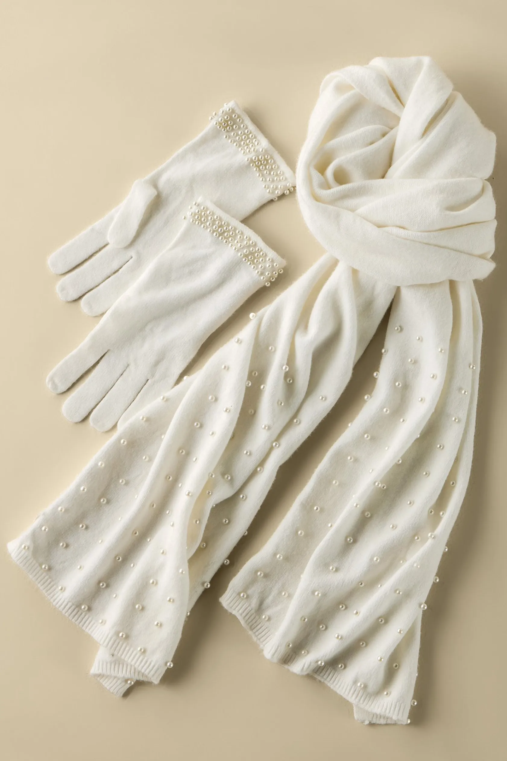 Soft Surroundings Perla Scarf & Glove Set
