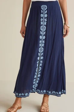 Soft Surroundings Petites Adele Gauze Maxi Skirt