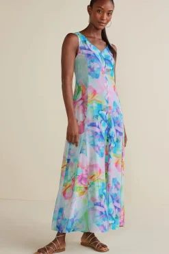 Soft Surroundings Petites Brenda Maxi Dress