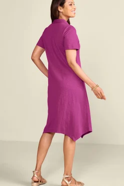 Soft Surroundings Petites Danielle Button Dress