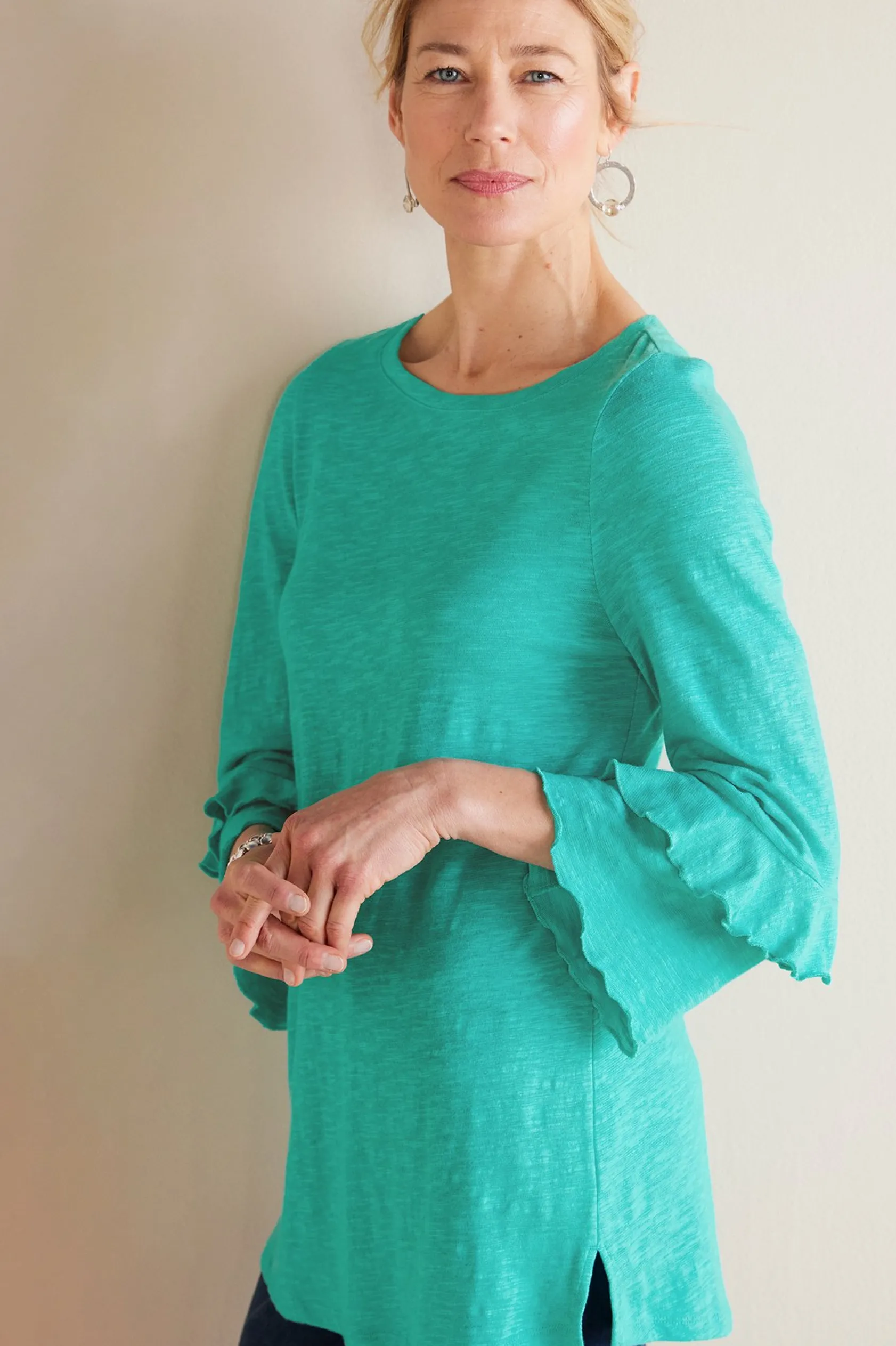 Soft Surroundings Petites Erin Linen Blend Tunic