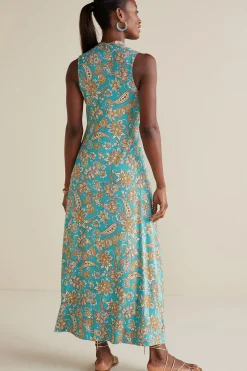 Soft Surroundings Petites Lenora Knit Maxi Dress